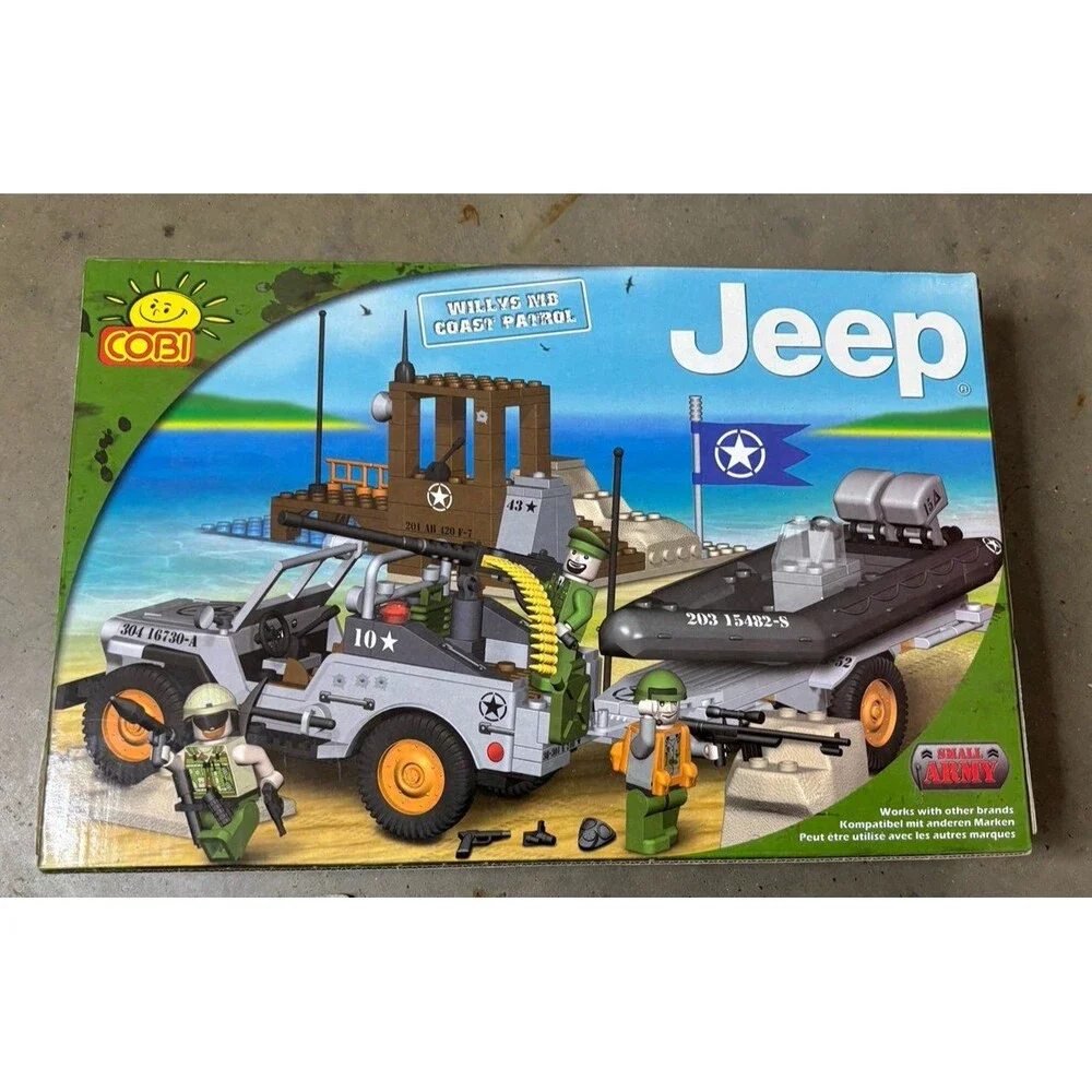 Brand New Sealed Cobi Jeep 24251 Willy MD Coast Patrol Building Set 2012
